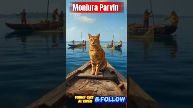 Funny cat ai video #cat #cartoon #superhero #funny #cute #news #shortvideo #ai
