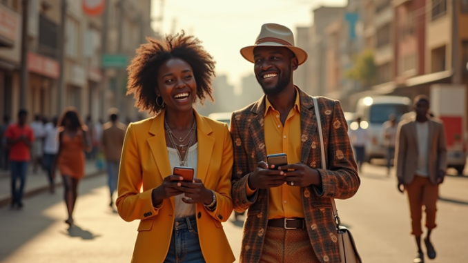 Ripple expands RLUSD stablecoin into Africa to power cross-border payments Two People Walking in an African Town