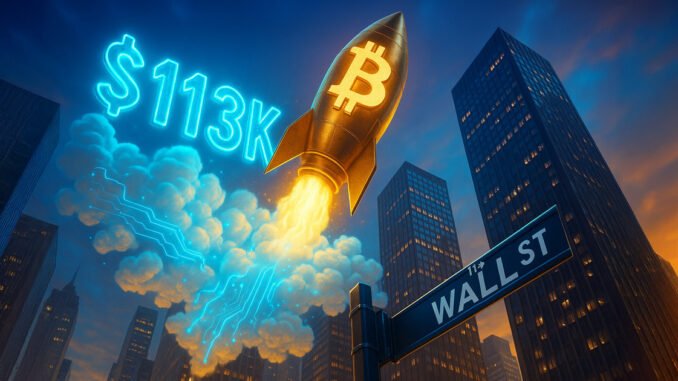 Shocking 22k US jobs report fuels $113k Bitcoin as rate cut odds explode