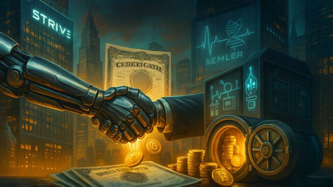Strive's all-stock merger with Semler Scientific cements Bitcoin strategy