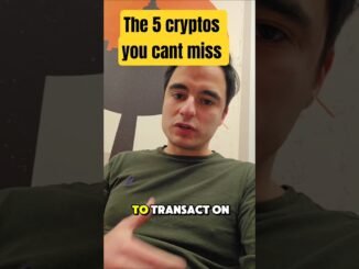 💸The top 5 cryptocurrencies you can't miss