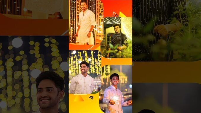 Make diwali photos in second #shorts #diwali #ai
