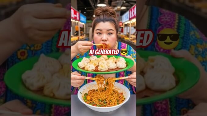 how to make viral ai food videos for beginners#ai #food #mukbang#asmr #videoresources#viral#trending