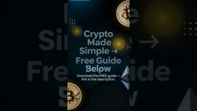 Crypto For Beginners: Download My Free 2025 Guide IN LINK DESCRIPTION BELOW ⏬⏬⏬