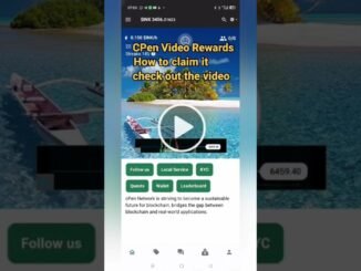💰 How to Claim CPen Video Rewards | Free Crypto Reward Claim Guide🔥#cpennetwork #cpen #money