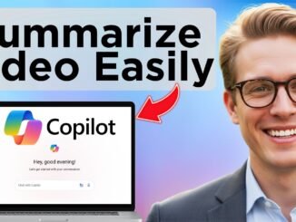 How to Use Microsoft Copilot AI  | Tutorial for Beginners | Summarizing a Youtube Video