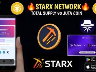 STARX Network | Total Suplay 90 Juta coin Bekingan ION LABS | Cara Mining Starx Network