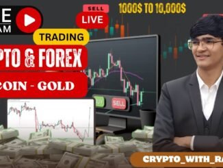 🔴 Crypto Live Trading Price Action | XAUUSD-BTC Support Resistance | Hindi Beginners