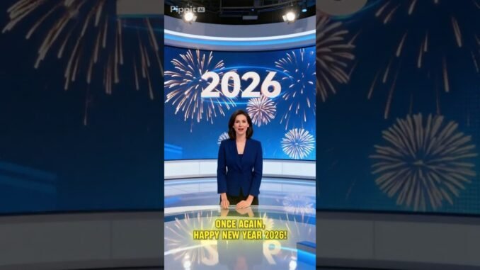 Happy New Year 2026 🎉 | AI Breaking News World 🌍