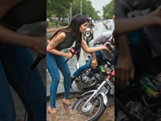 live news road accident | Lahore road | News reporter | #ai #news #animation #shorts