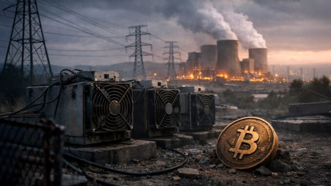 Bitcoin's hashrate continues to fall as the price spike doesn't convince miners to turn machines back on