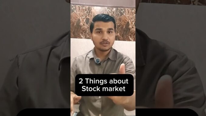 2 Things Every Beginner Must Know About Stock Market 🚀#daytrading #crypto #education #investing