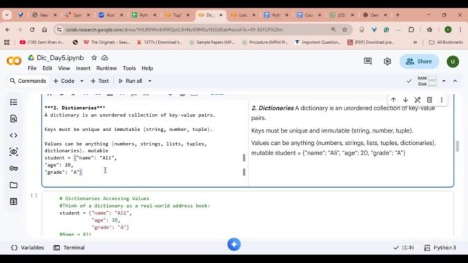 3 PM | Week 2 | Day 5 | Python for AI-Driven Absolute Beginners