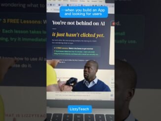 LizzyTeach- AI for beginners. #aiforbeginners #ailearning #learnai #ai #aieducation