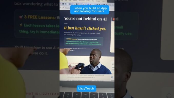 LizzyTeach- AI for beginners. #aiforbeginners #ailearning #learnai #ai #aieducation