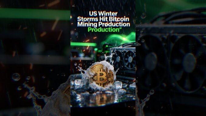 US Winter Storms Hit Bitcoin Mining Production