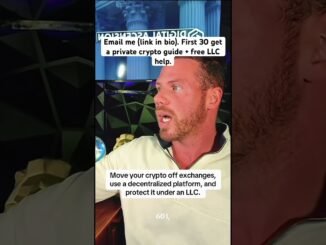 Email me (link in bio). First 30 get a private crypto guide + free LLC help.