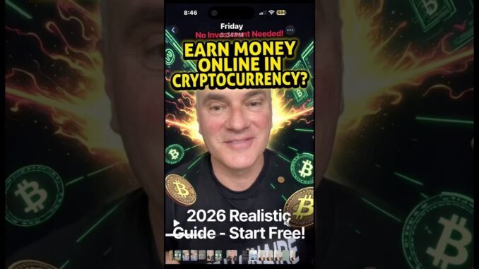 How to Earn Money Online in Cryptocurrency 2026 (Realistic & Safe Guide)