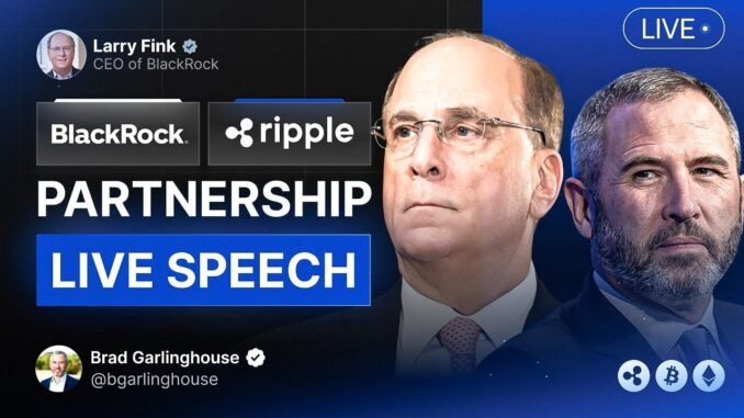 LIVE: BlackRock Partners with Ripple for Massive Asset Tokenization! Game Changer for XRP Holders!
