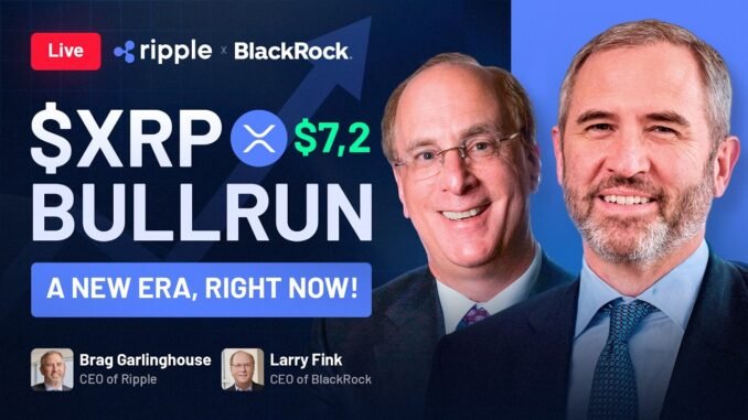 LIVE: BlackRock confirms partnership with Ripple! This Speech Is a Game Changer for XRP!