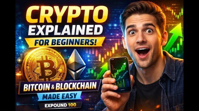 Crypto Explained for Beginners | How Cryptocurrency Works | Bitcoin & Blockchain Made Easy