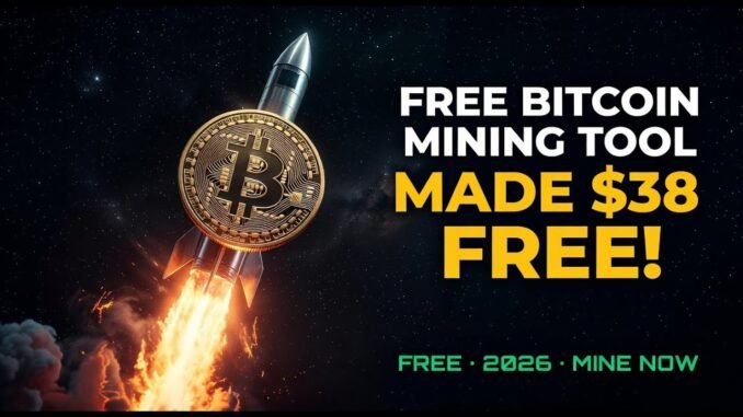 Found a Free Bitcoin Mining Tool — Made $38 Overnight!