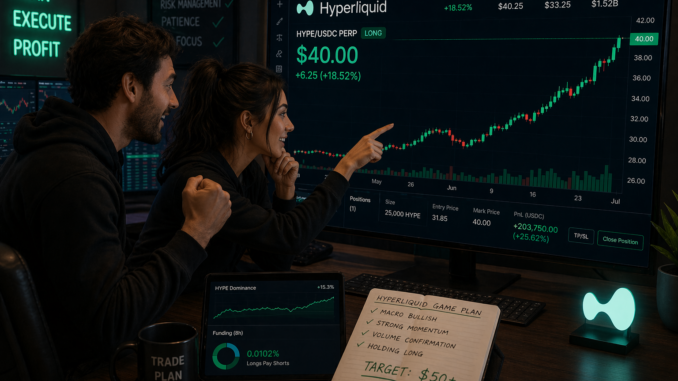 Analyzing a bullish HYPE chart