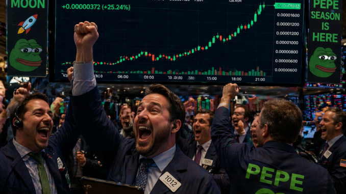 A bullish PEPE chart