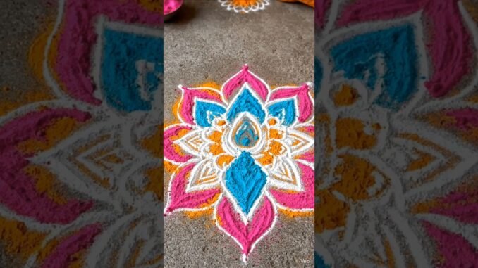 basic rangoli designs #creativerangoli #rangoli #indianrangole #easyrangoli #art #muggulu #ai