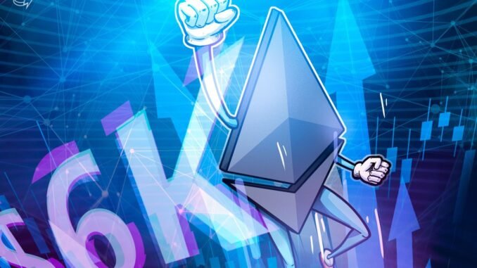 Ethereum Metrics Signal ETH Price Rally Toward $6K Next