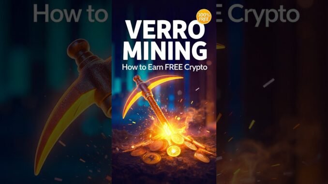 Verro Mining App | Free Crypto Kaise Kamayein | Complete Guide 2026*#online #bitcoin #verro #viral