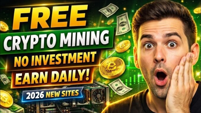 new crypto mining projects 2026 ｜ best earning website without investment ｜ crypto strategy 2026