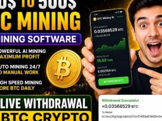 100$ to 500$ BTC Mining | AI Mining Software | Live BTC Withdrawal | Proof Payment 2026