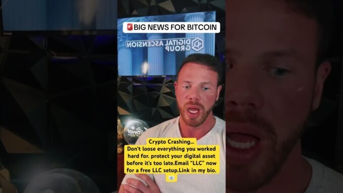 🚨BIG NEWS FOR BITCOIN #bitcoin #bitcoinnews #bitcoinmining #bitcointrading