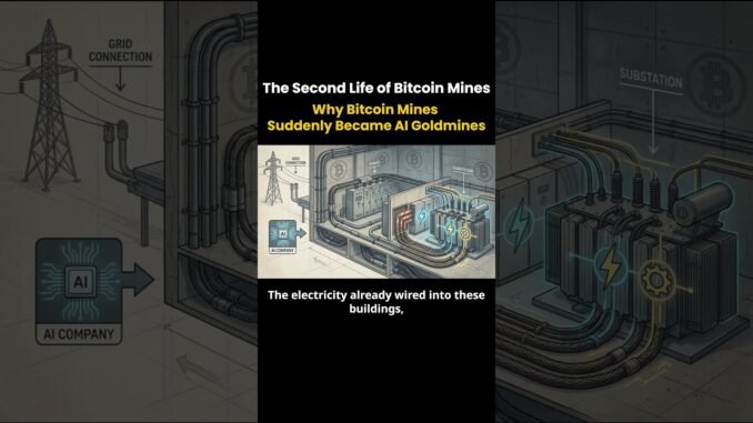 Why Bitcoin Mines Suddenly Became AI Goldmines #AIInfrastructure #BitcoinMining #PowerGrid