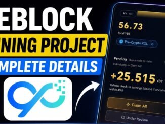YeBlock Mining App|New Mining Project 2026|How To create Account in YeBlock App|Claim YBT Token |