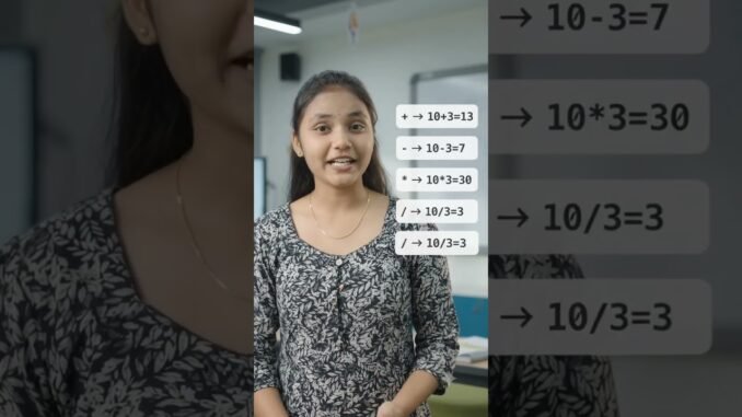 Arithmetic Operators in C++ 💻 | C++ for Beginners | Video 4 #ai #machinelearning