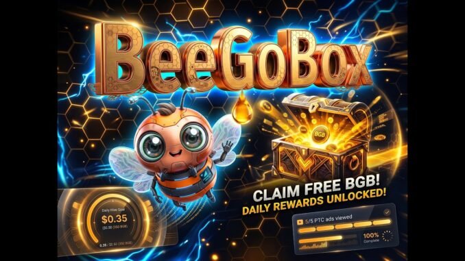 🌐 BeeGoBox Tutorial: Earn FaucetPay Crypto Daily (Step-by-Step Beginner's Guide)