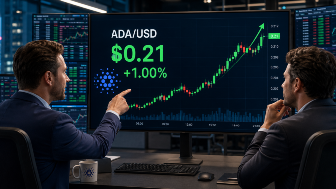 Cardano whales buy the dip as ADA reclaims $0.211