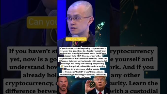 Comment “GUIDE”if you’d like a simple educational guide on crypto security #XRP#XRPCommunity#Crypto