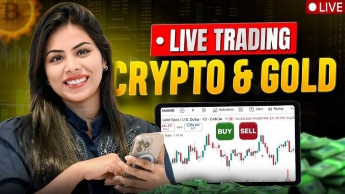 🔴 LIVE CRYPTO TRADING 🚀 | XAUUSD GOLD + BITCOIN BREAKOUT SETUPS | BTC Analysis #cryptotradinglive