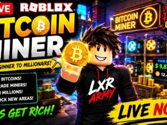 🔴 LIVE | Roblox Bitcoin Miner 💰 From Beginner to Millionaire! | Money Grinding 🔥