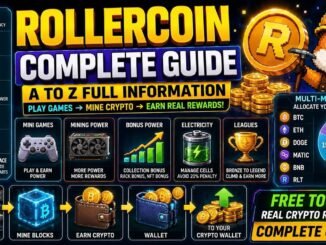 RollerCoin Complete Guide 2026 🔥 RLT, Miners, Mining Power, Crypto Earning & Marketplace A to Z