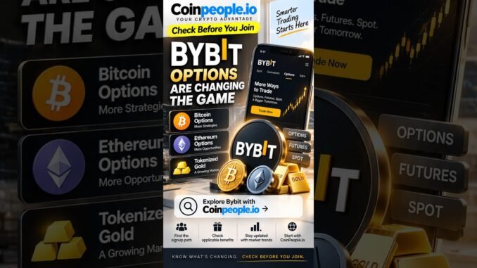 [Bybit] Crypto Is Moving Beyond Futures — Why Bybit Options Matter 👀 #Shorts