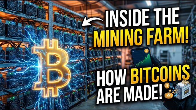 Inside a Bitcoin Mining Form | How Bitcoins Are Made | Digital Currency Full Process  | Crypto Forms
