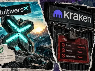 MultiversX resumes blocks while Kraken bars new EGLD trades