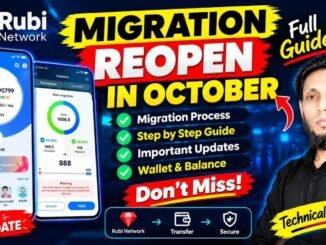 Rubi Network Migration Reopen in October 🔥 Full Migration Guide | Rubi Mining Latest Update