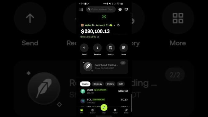 USDT Flash For Beginners #okx #usdt #crypto #cryptowallet