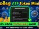 නොමිලේ Crypto හොයමු! 🔥 ATF Token Telegram Bot Full Guide Sinhala | Live Withdrawal #emoney