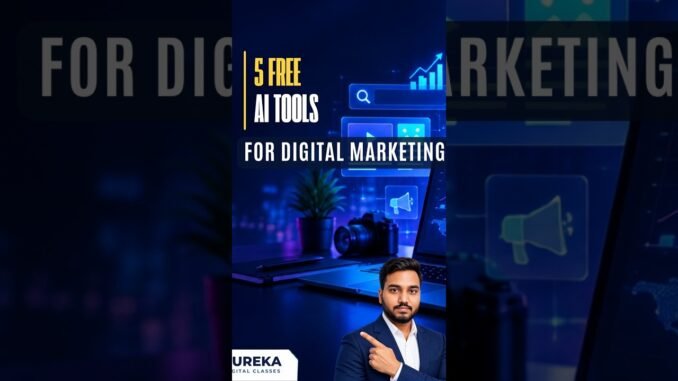 5 Free AI Tools for Digital Marketing Beginners 🤖🚀